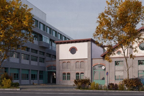 Visualisierung des Siegerprojekts "Victoria" für den Ersatzbau Unterwerk Steinachstrasse.